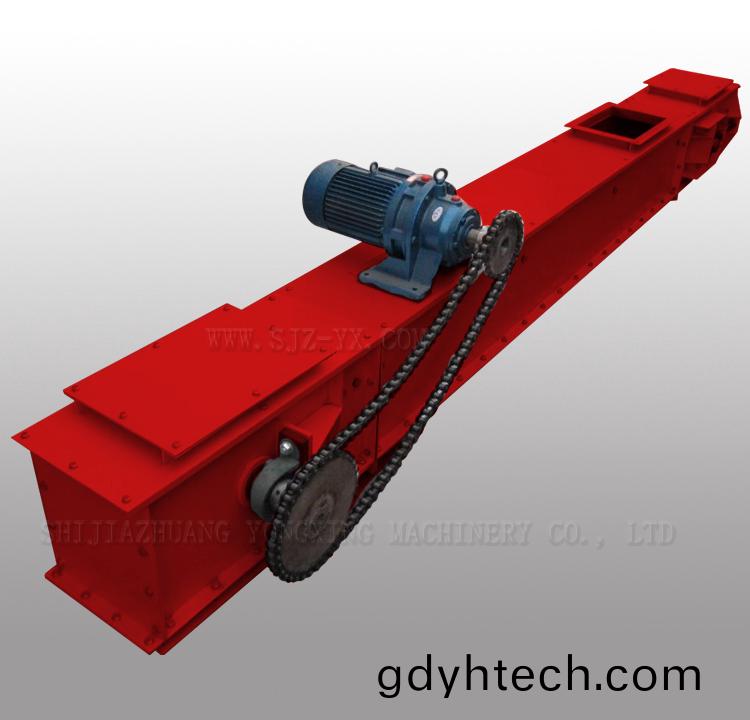 Buried scraper conveyor